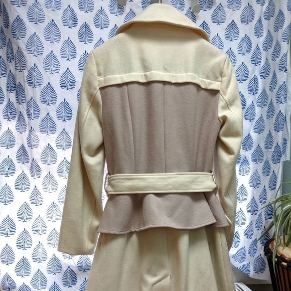 - Anthropologie wool trench coat size 2 - Picture 2 of 3
